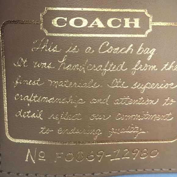 Coach Beige Laptop Bag with Pockets - Picture 4 of 8